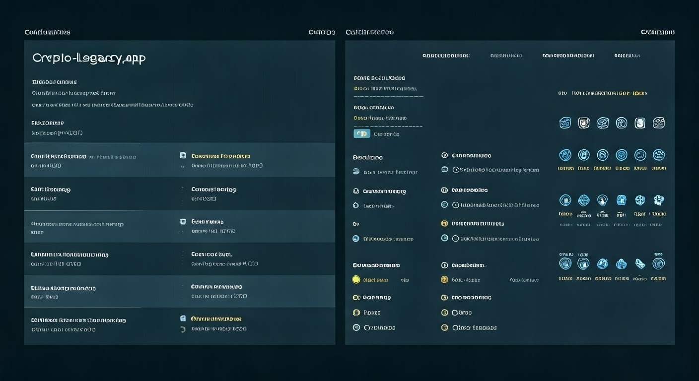 Comparison chart of software